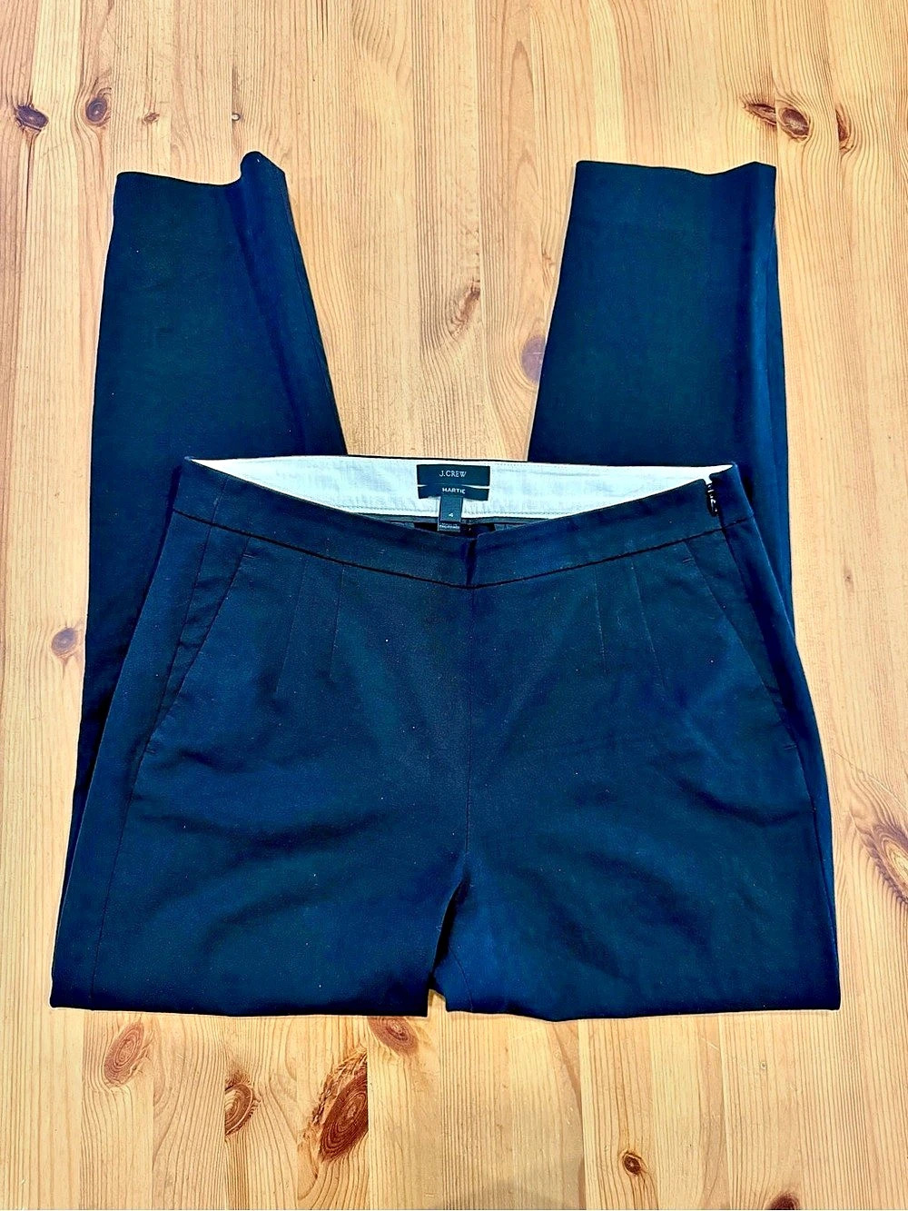 J.Crew Martie Trousers in Black Size 4